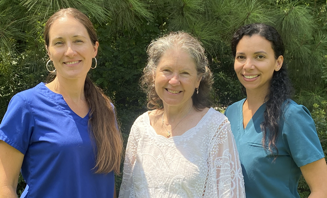 Rebecca, Joan and Nicole